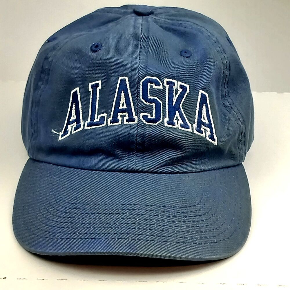 ALASKA State Souvenir Cap Hat Adjustable Alaskan Headwear
